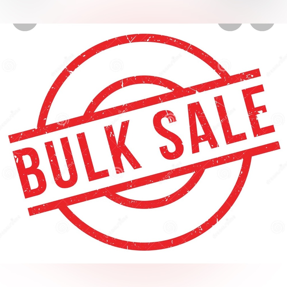Red Bulk Sale Sign